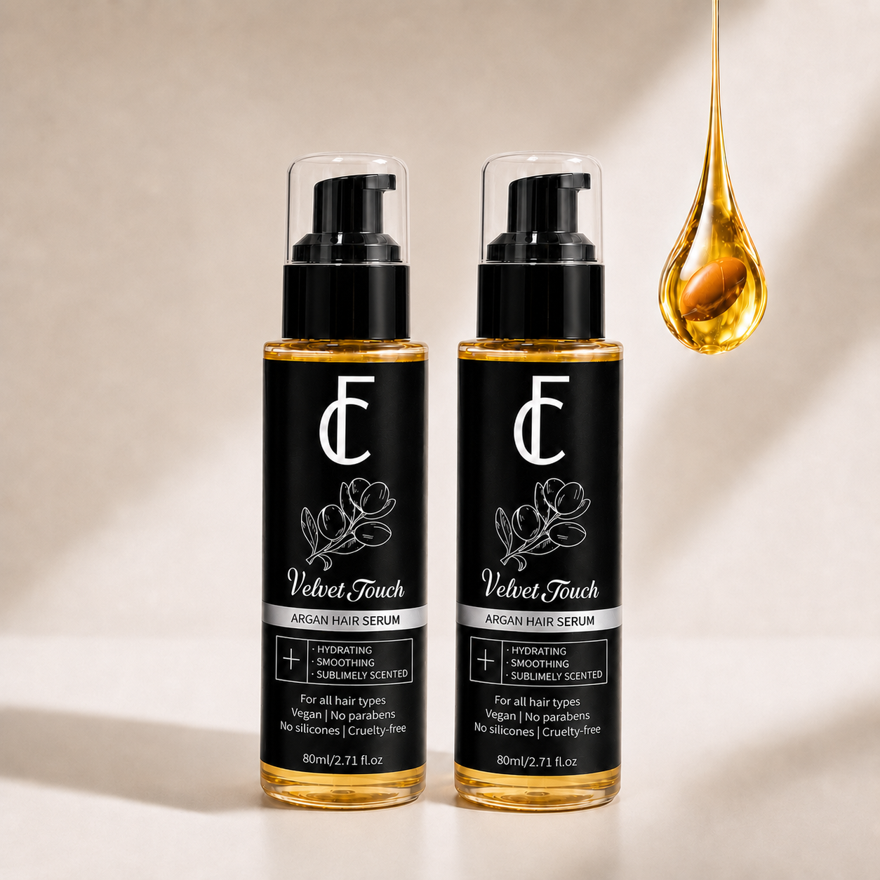 BUNDLE Argan Hair Serum - Velvet Touch