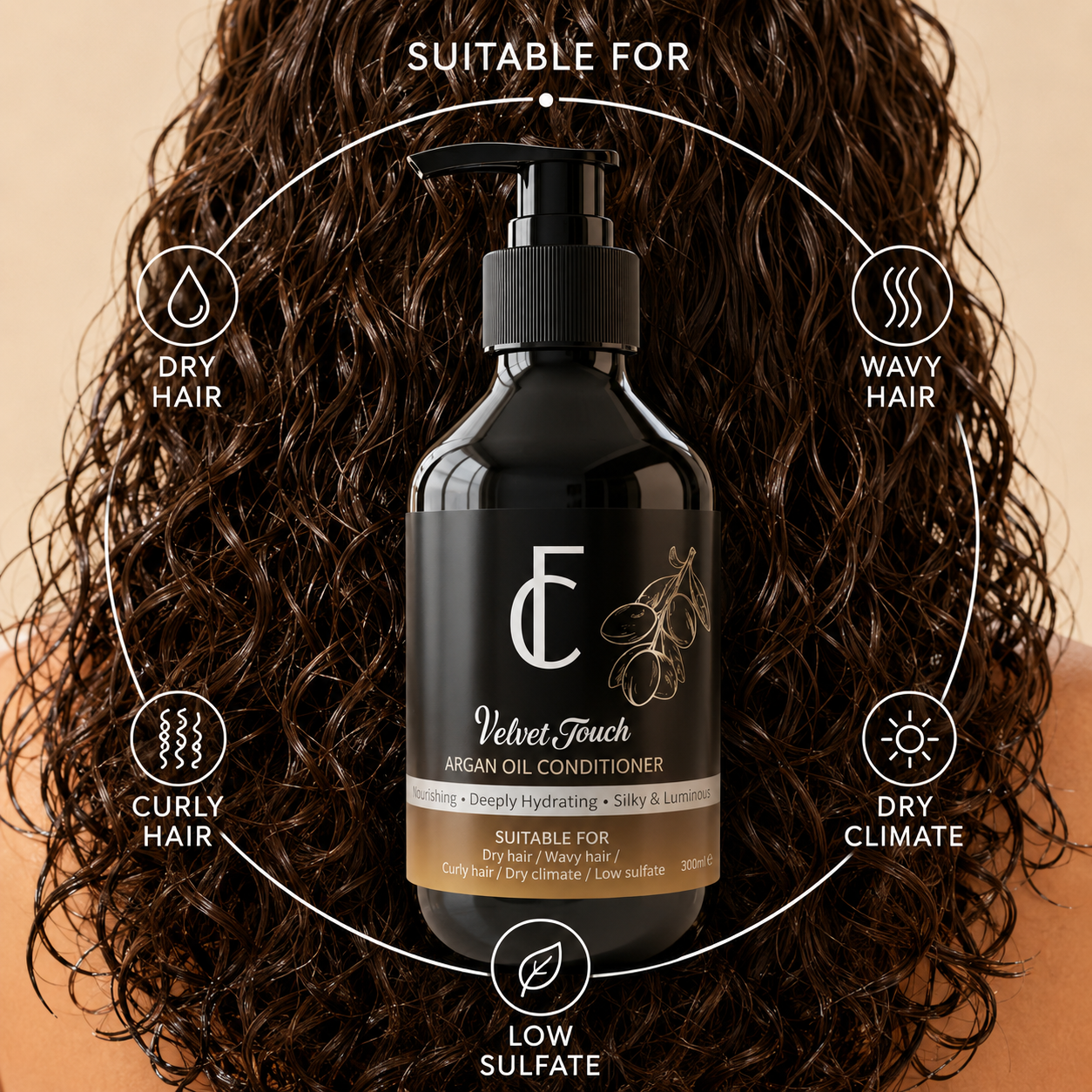 Argan Oil Conditioner - Velvet Touch